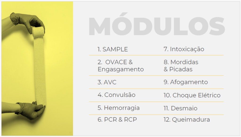 Módulos Primeiros Socorros