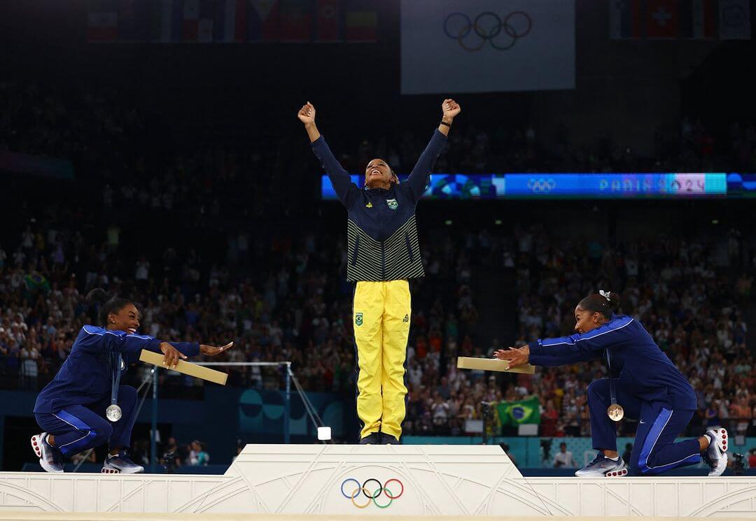 rebeca andrade rebeca andrade simone biles olimpiadas 2024 ouro hoje ginastica artistica medalhas ultimas noticias